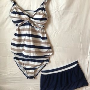 Tankini with cute coverup skirt
